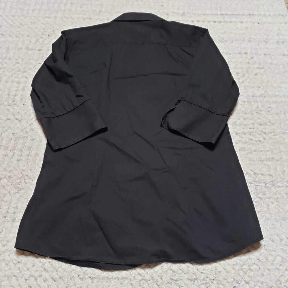 High End Uniforms Restaurant Women’s Open Collar Fitted Shirt (3/4 Sleeve) Size - Picture 5 of 8